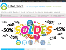 Tablet Screenshot of filfafrance.com